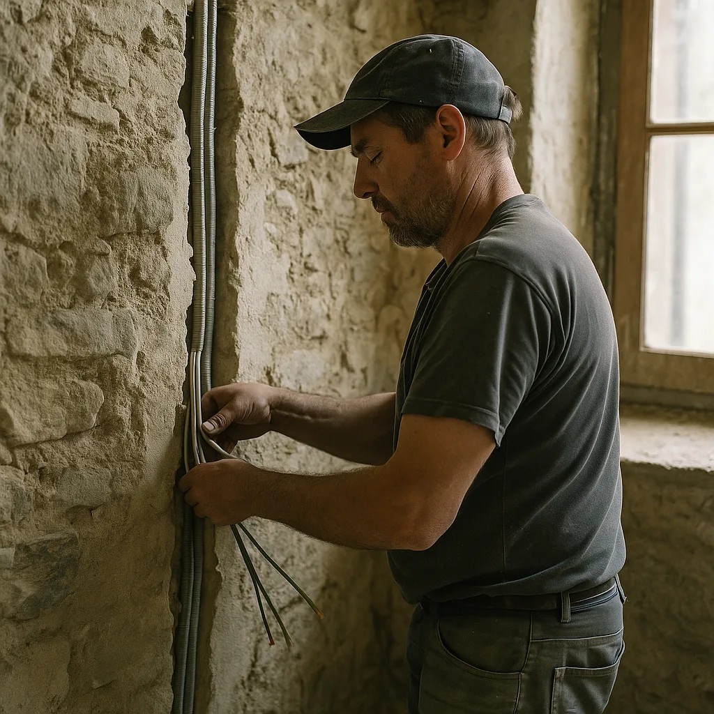 Illustration — Rénovation électrique d'une maison ancienne