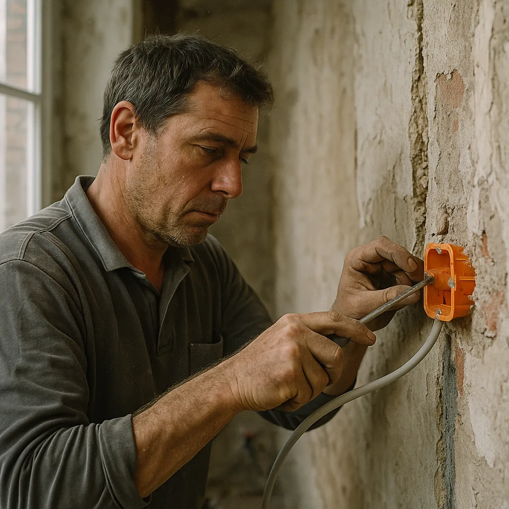 Reprise du câblage électrique lors de la rénovation d'un logement ancien